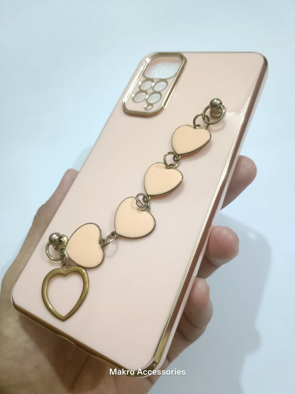Redmi Note 11 Fancy Soft Silicone love Heart Bracelet Back Cover