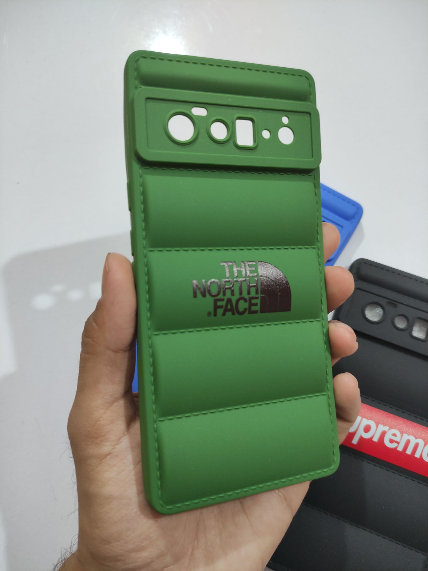 Google Pixel 6Pro Soft Silicone Puffer Back Cover