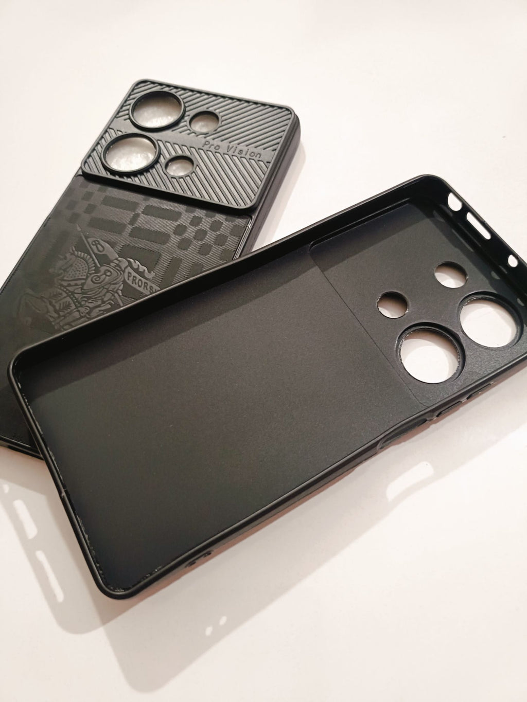 Redmi Note 13 Soft Silicone Tecture Design Back Cover