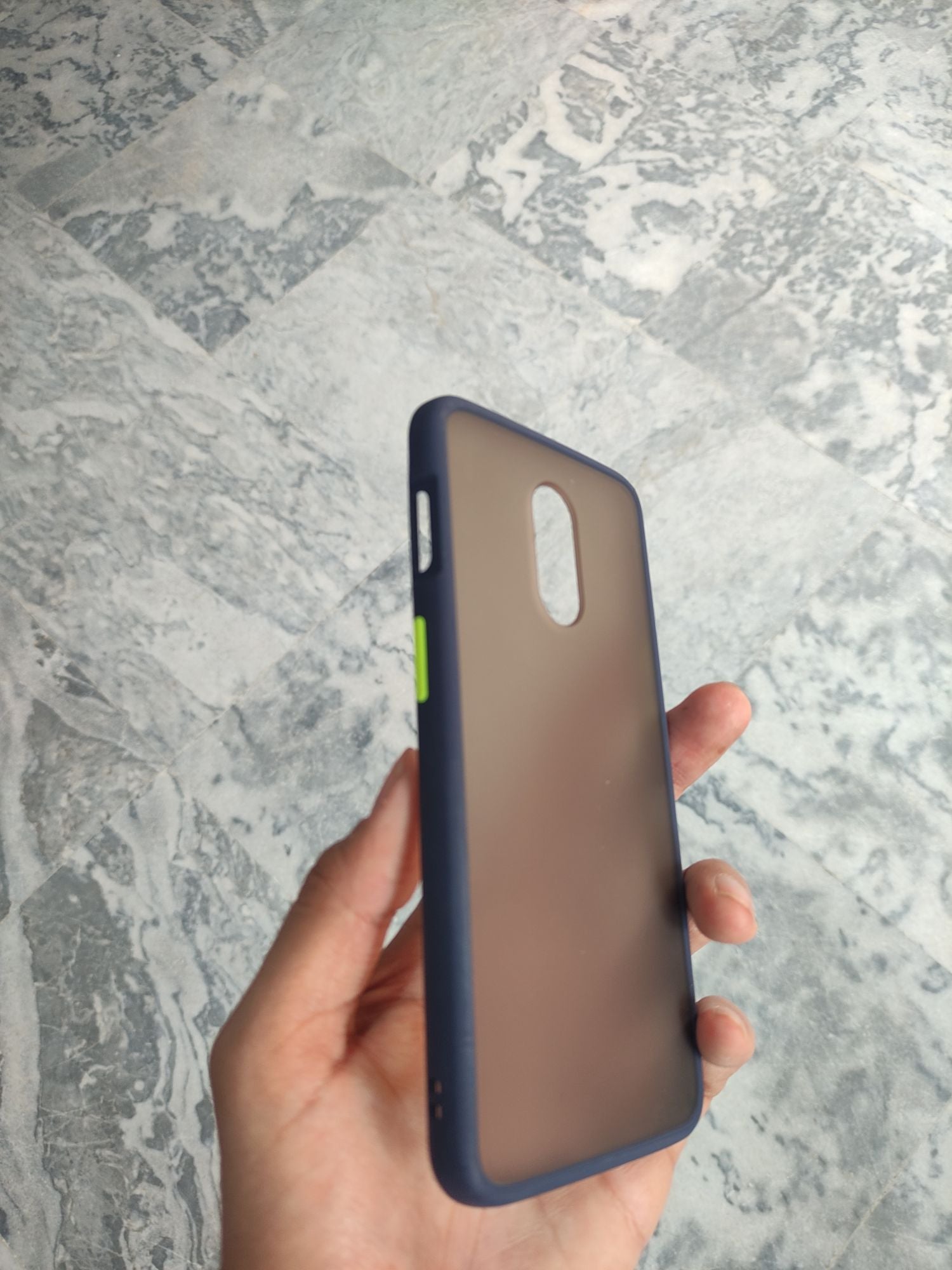 One Plus 6T Soft Matt Colour button back cover