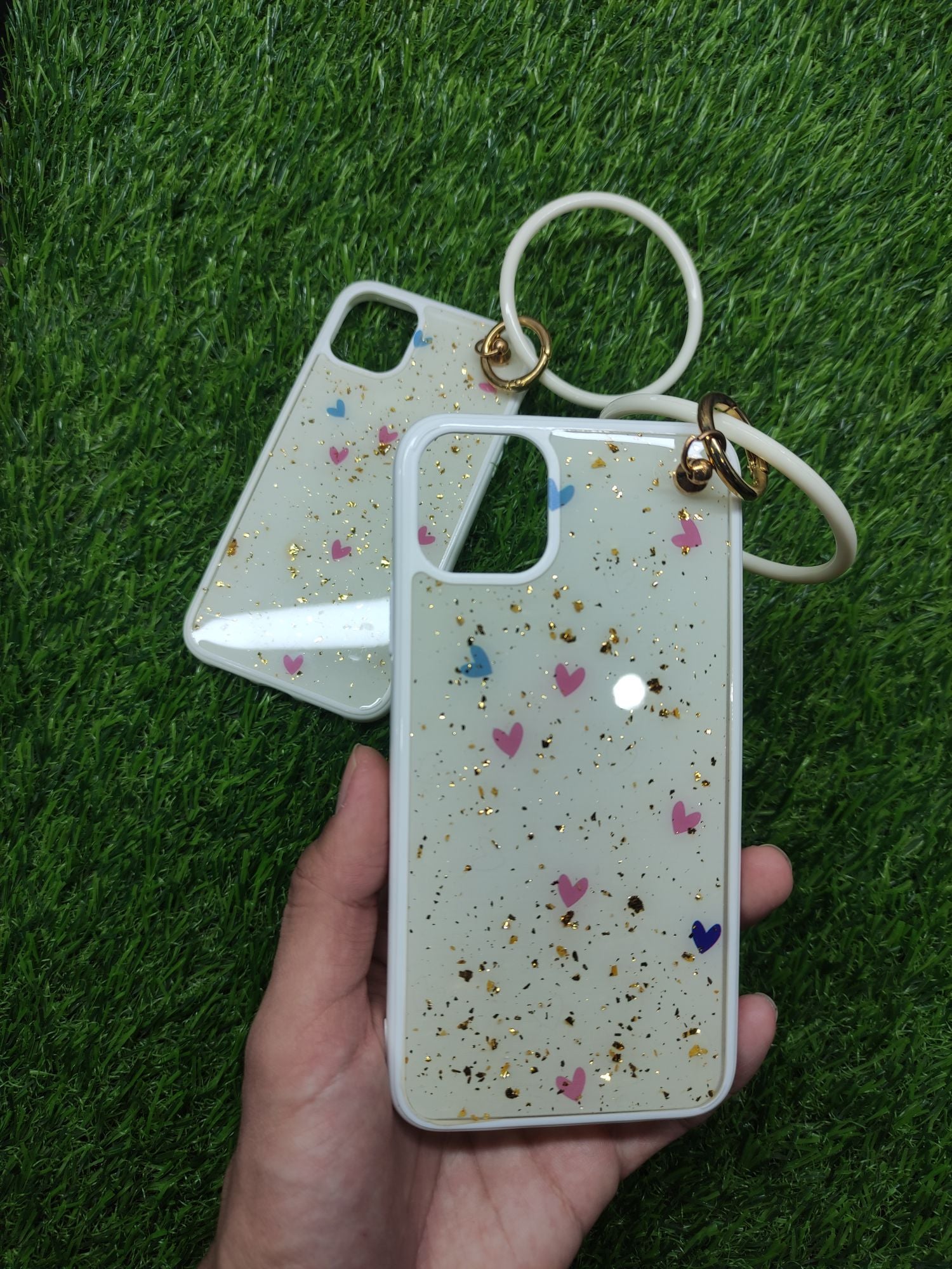 iPhone 11 Series,11,11 Pro Max Fancy Glitter Cover with Ring