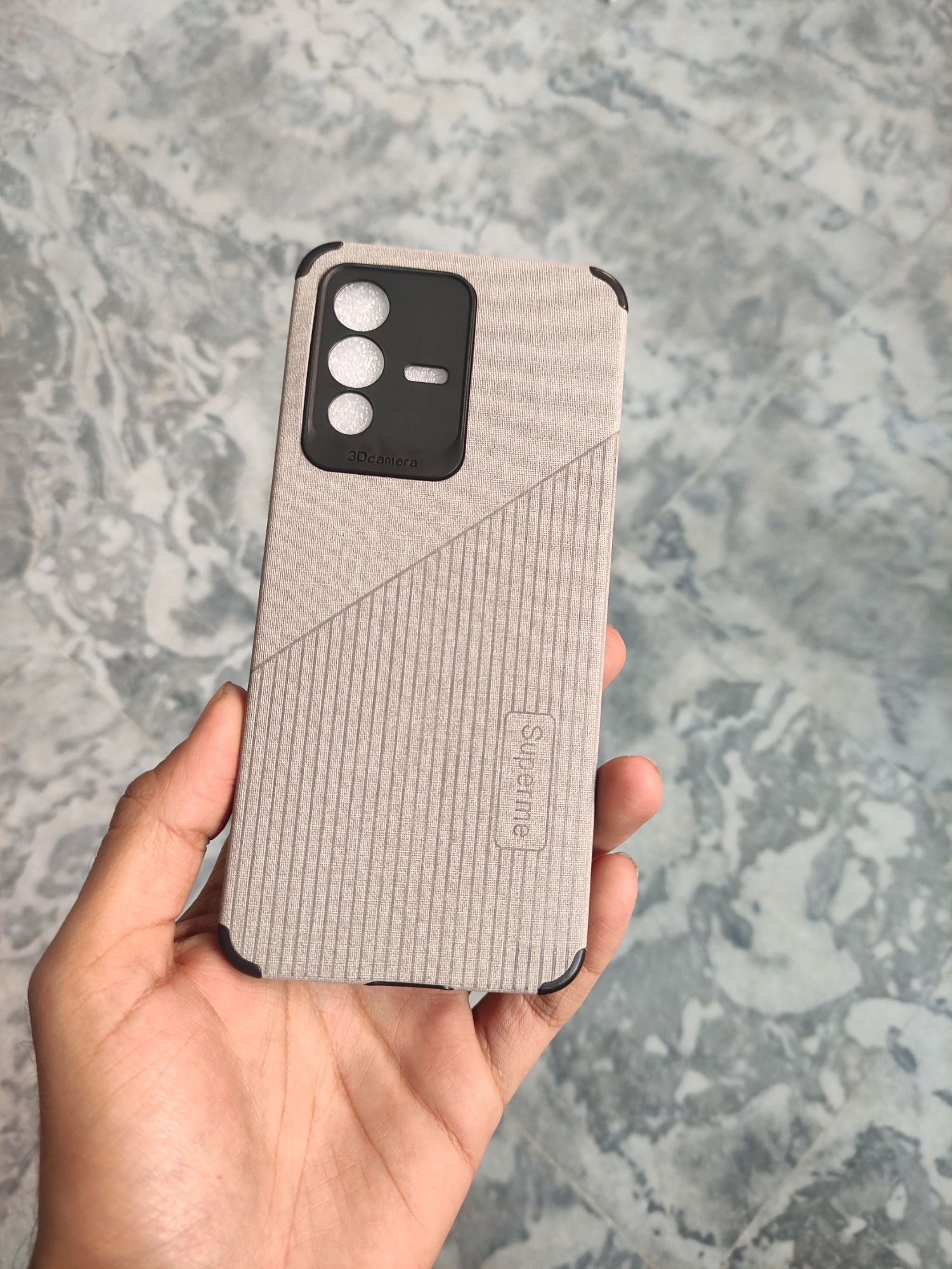 Vivo V23 Soft Silicone Premium Quality Fabric Back Cover