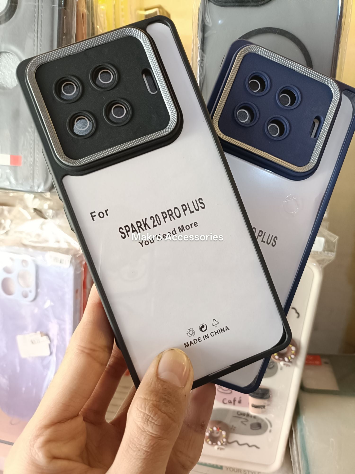 Tecno Spark 20 Pro Plus Clear HD Anti-yellow Soft Silicone Edges Camera Protection Back Cover