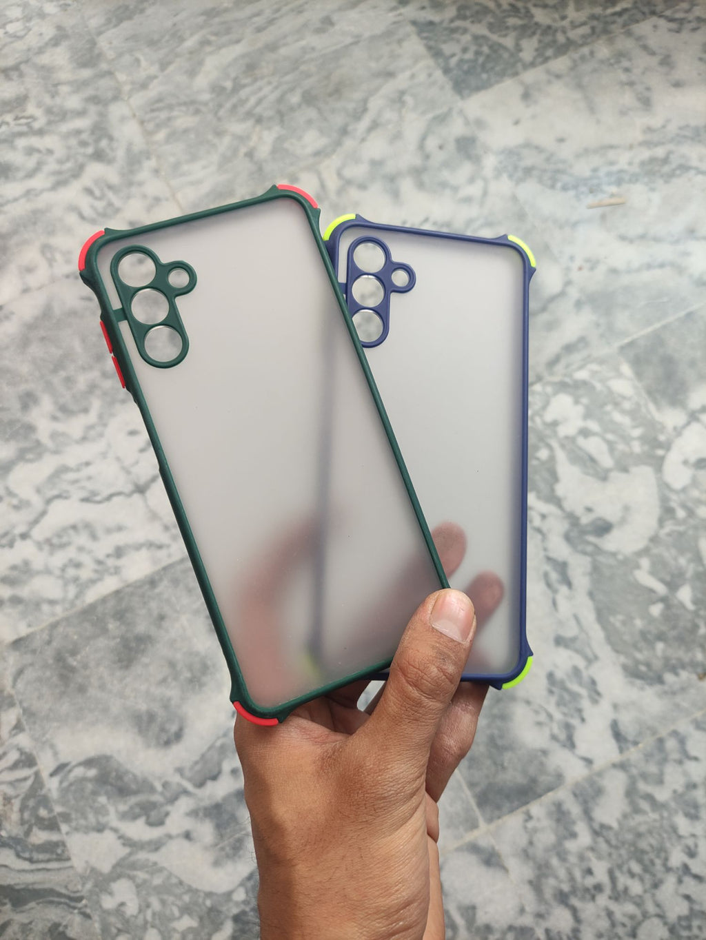 Samsung Galaxy A13 Transparent Matt Camera Protection Corner Back cover