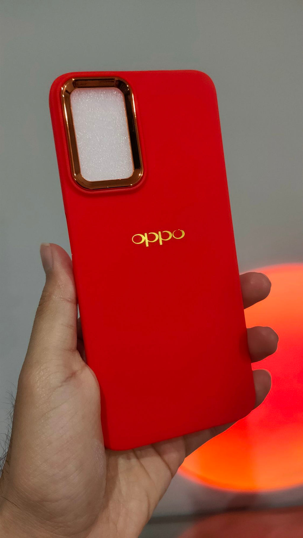 Oppo A76/A96/Real me 9i Premium Quality Camera Protection Ring Soft Silicone Back Cover