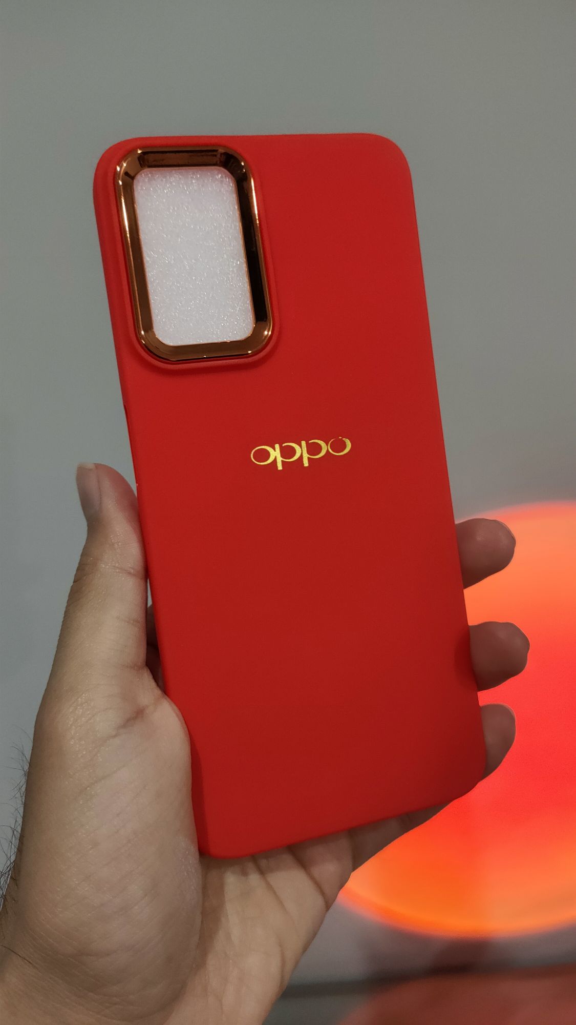 Oppo A76/A96/Real me 9i Premium Quality Camera Protection Ring Soft Silicone Back Cover