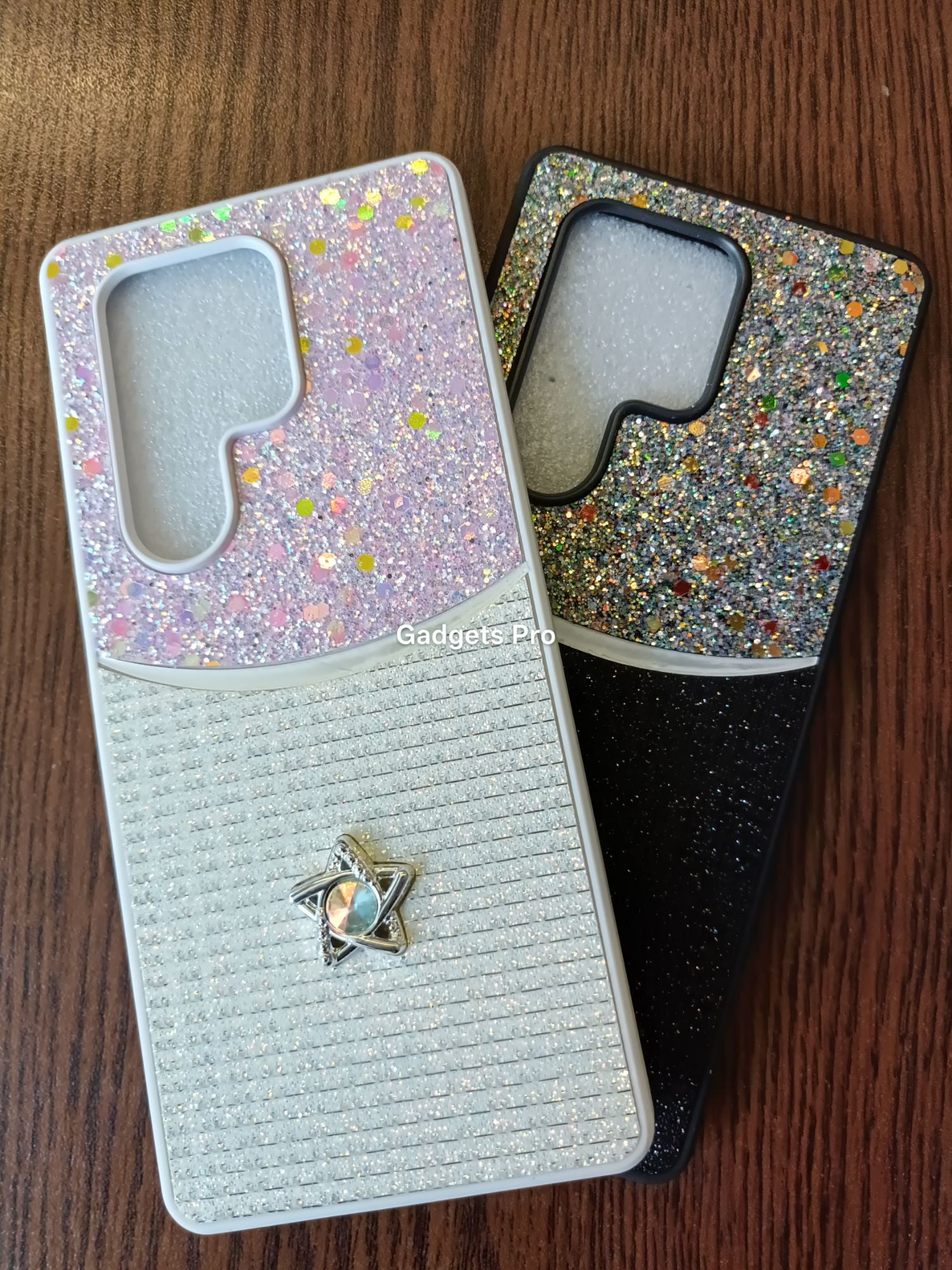 Itel S25 Ultra Fancy Soft Silicone Glitter Star Back Cover