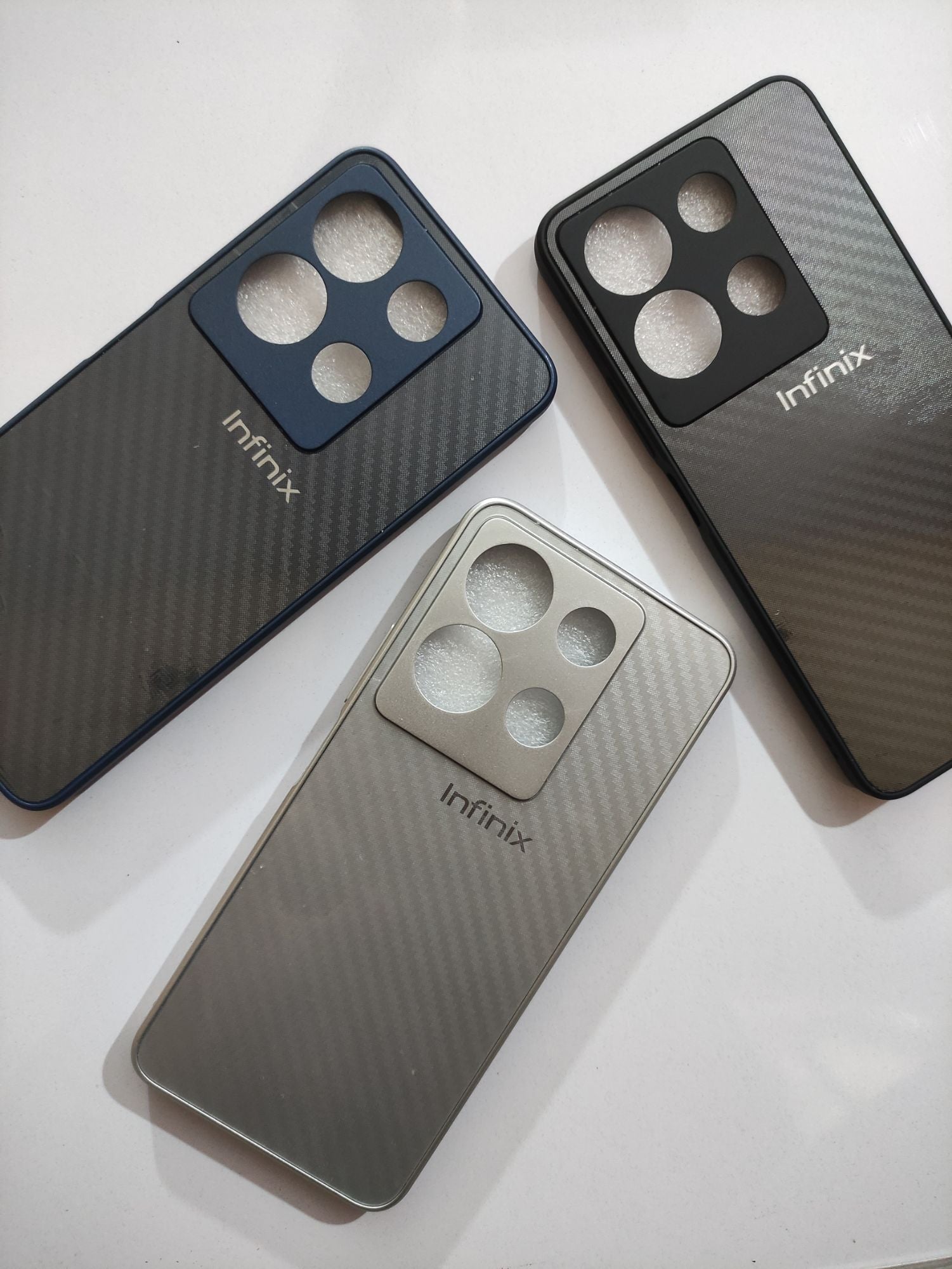 Infinix Note 30 Soft Silicone Premium Quality Carbon Fiber Back Cover