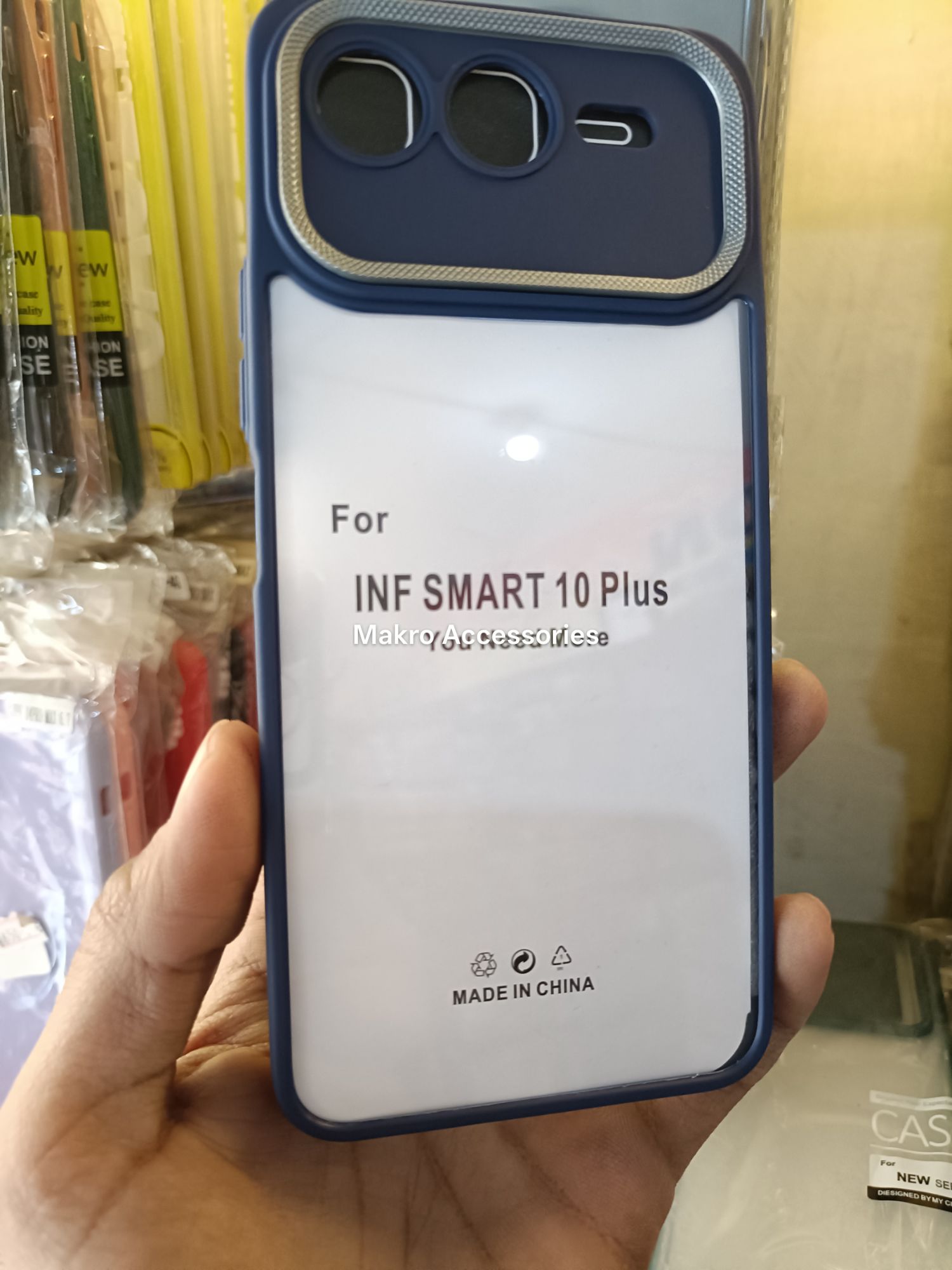 Infinix Smart 10Plus Clear HD Anti-yellow Soft Silicone Edges Camera Protection Back Cover