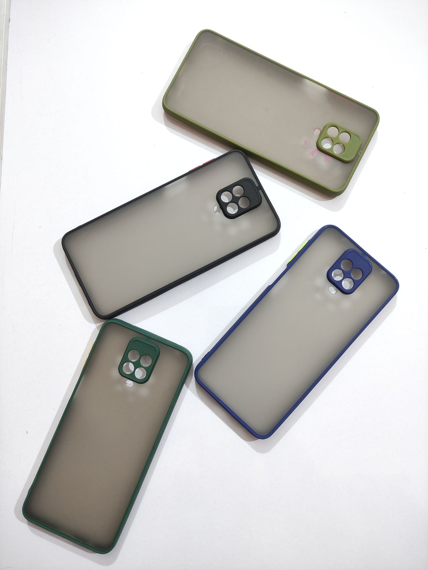 Redmi Note 9S/9Pro Matt Transparent Camera Protection Back Cover