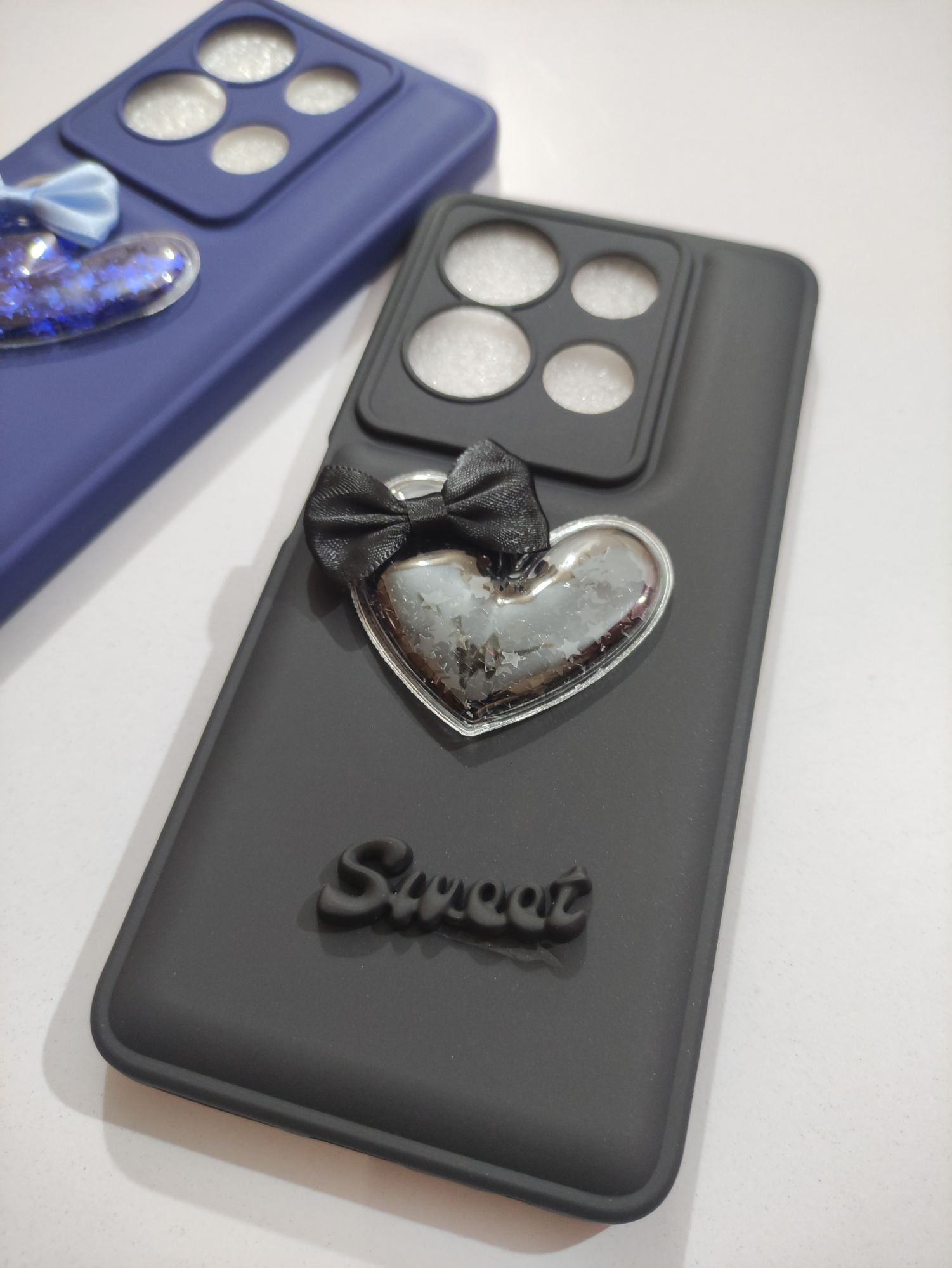 Infinix Note 30 Fancy Soft Silicone 3D Sweet Heart Back Cover