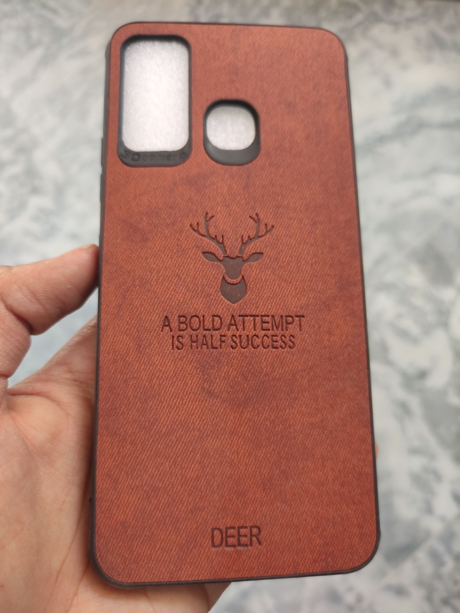 Infinix Hot9 Soft Deer Fabrics Cloth back cover