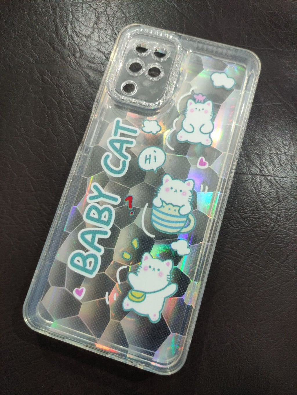 Samsung Galaxy A12 Fancy Soft TPU Transparent Back Cover