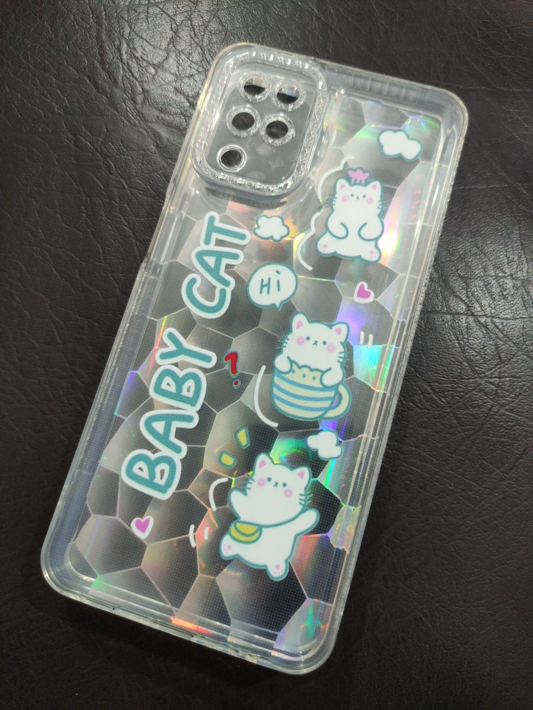 Samsung Galaxy A12 Fancy Soft TPU Transparent Back Cover