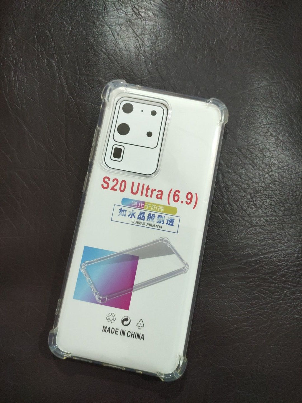 Samsung Galaxy S20 Ultra Soft TPU Clear Transparent Corner Protection Back Cover