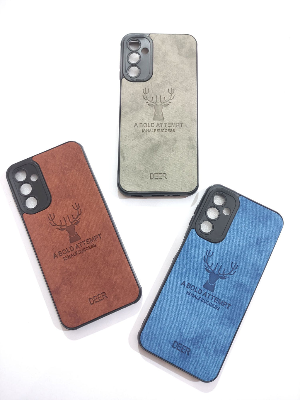 Samsung Galaxy A24 Soft Silicone Deer Fabric Back Cover
