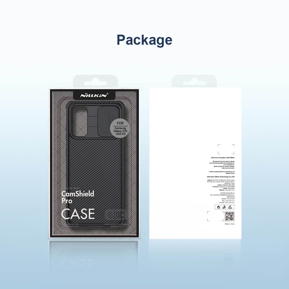 Samsung S20/S20 5G Official Nillkin Camshield Pro Camera Protection Back Case