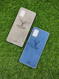Samsung Galaxy A71 Deer Fabrics Cloth Back Cover