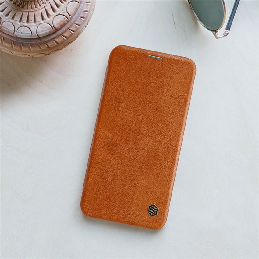 iPhone 12 Pro Max Nillkin QIN Leather Card Wallet Flip Case 100% Official