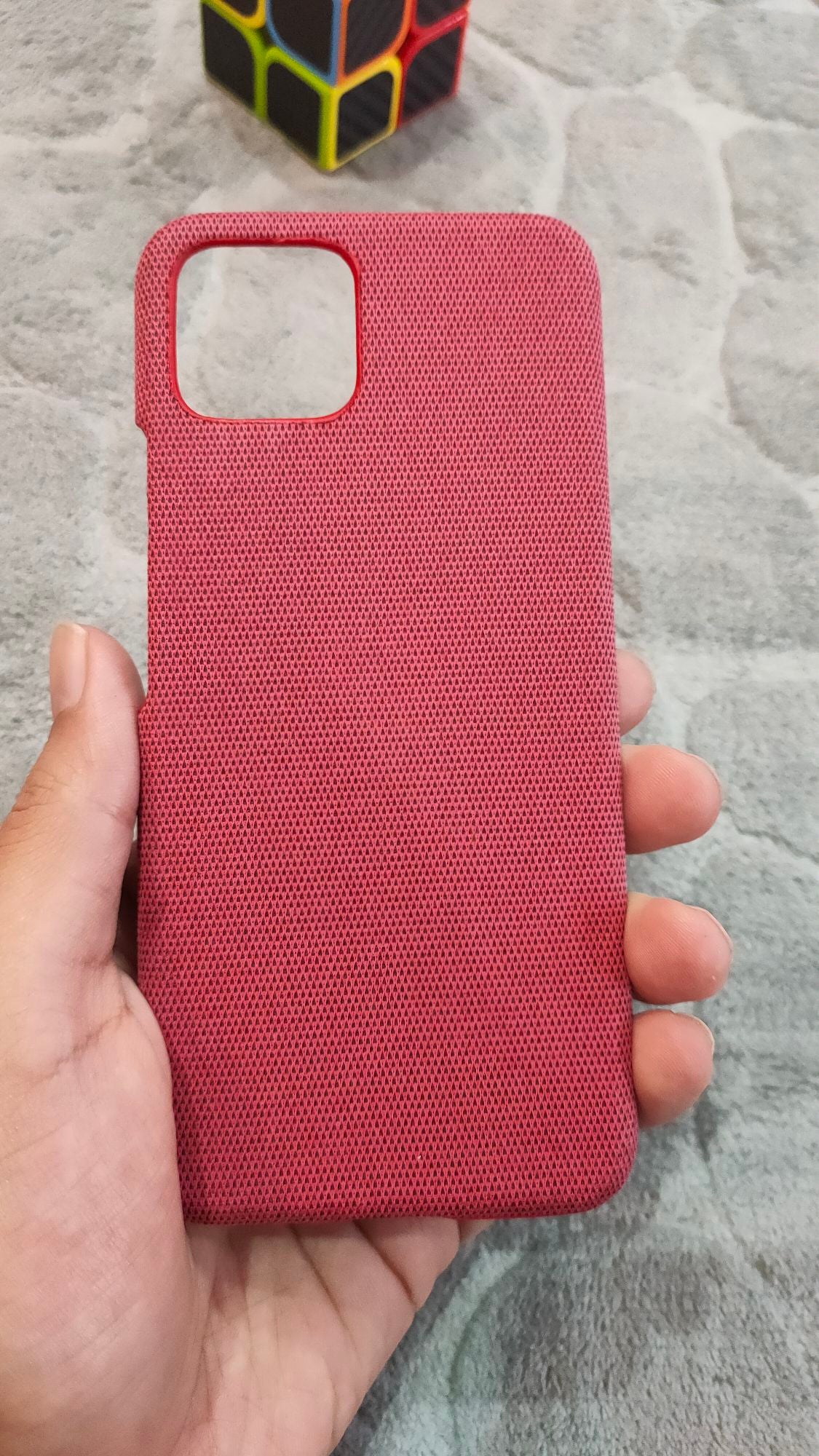 Google Pixel 4 Premium Quality PU Leather Fabric Back Case