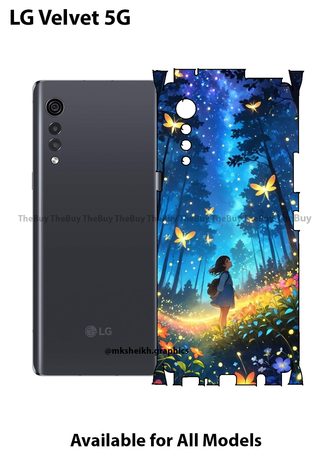 LG Velvet 5G Full Body Skin Wrap