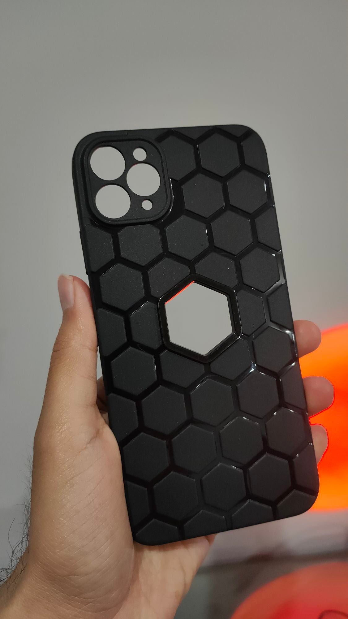iPhone 11 Pro Max Camera Protection Logo Holde Soft Silicone Back Case Cover