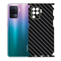 Oppo F19 Pro Carbon Fiber Texture Full Body Skin Wrap