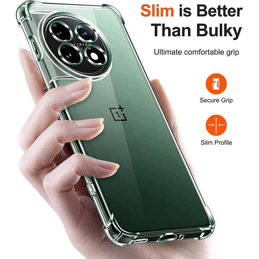 OnePlus 11 Soft TPU Clear Corner Protection Back Cover
