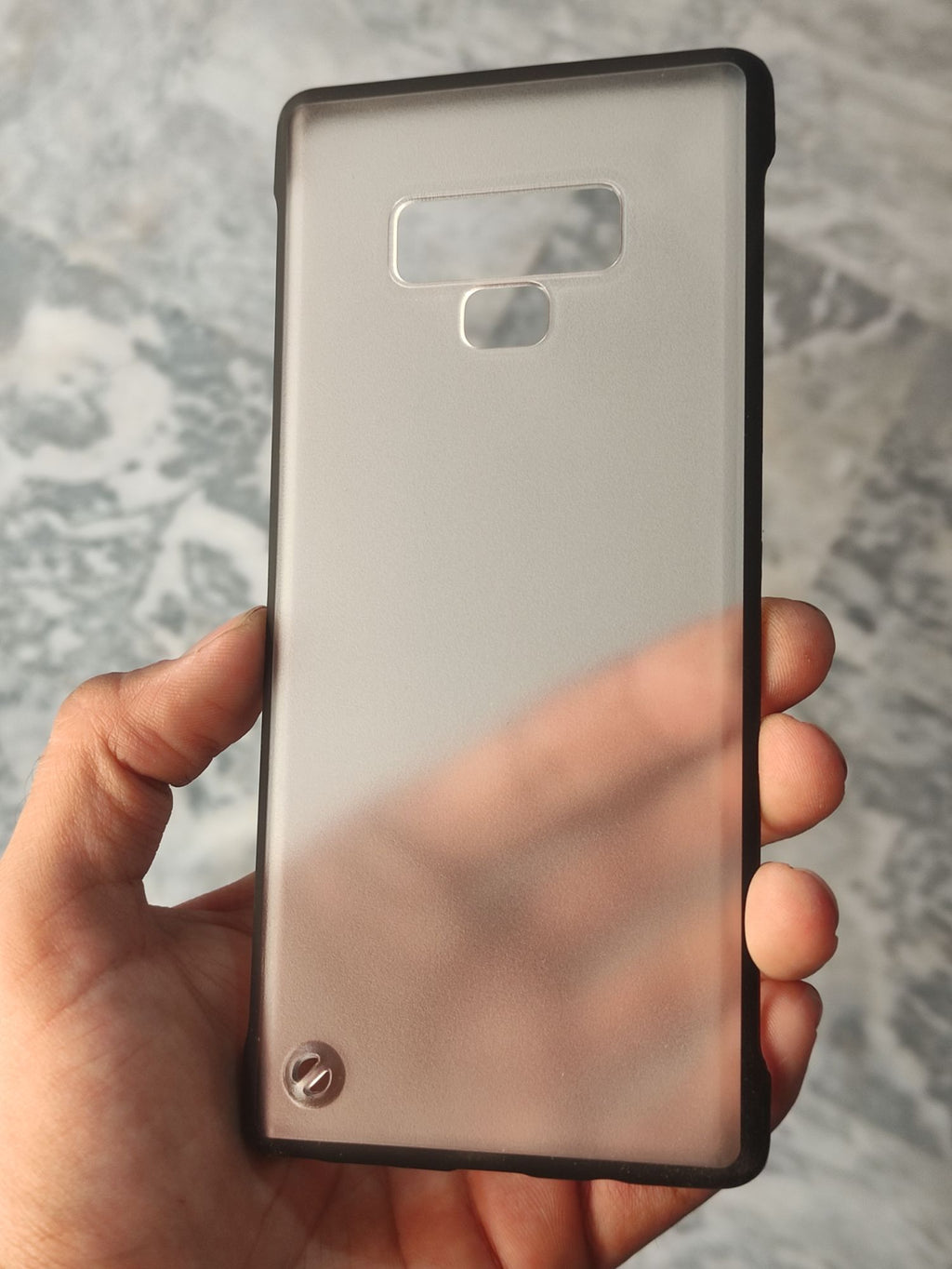Samsung Galaxy Note 9 Transparent Matt Frameless Back Cover