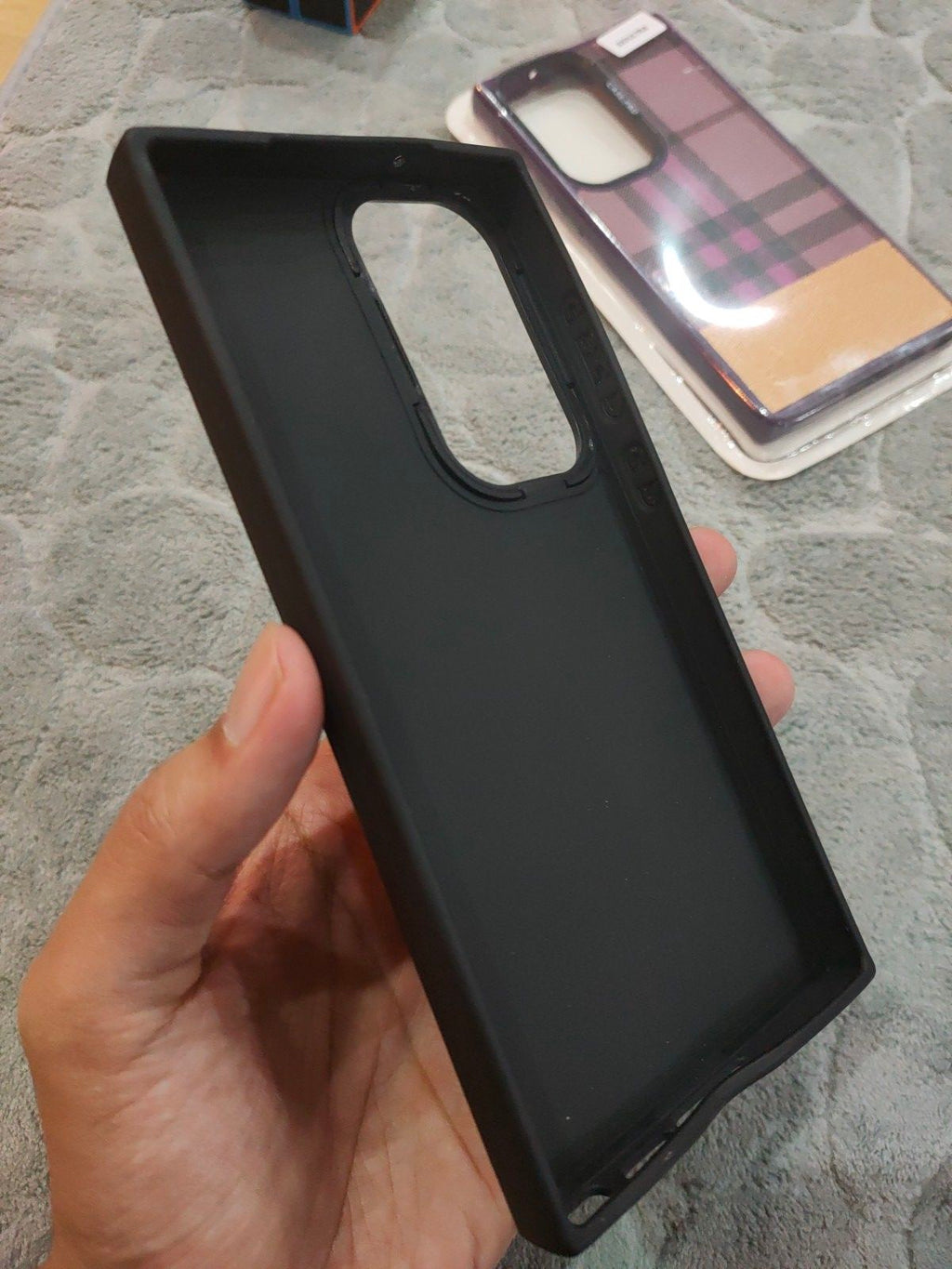 CASEPRO Samsung S23 Ultra PU Dual Tone Leather Back Case