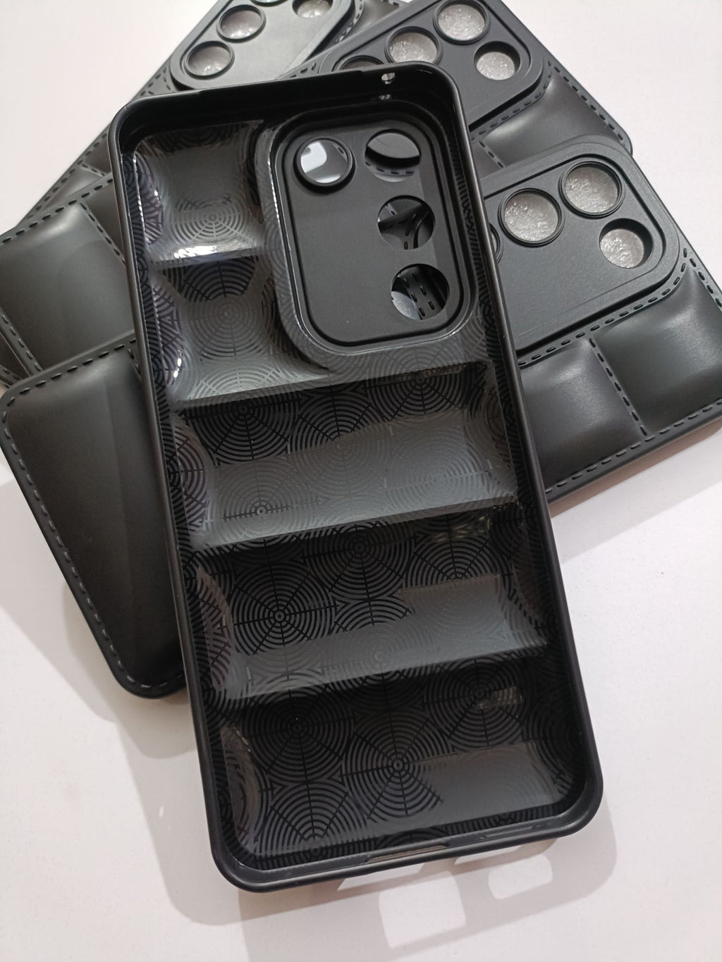 Vivo Y100 Soft Silicone Puffer Back Cover