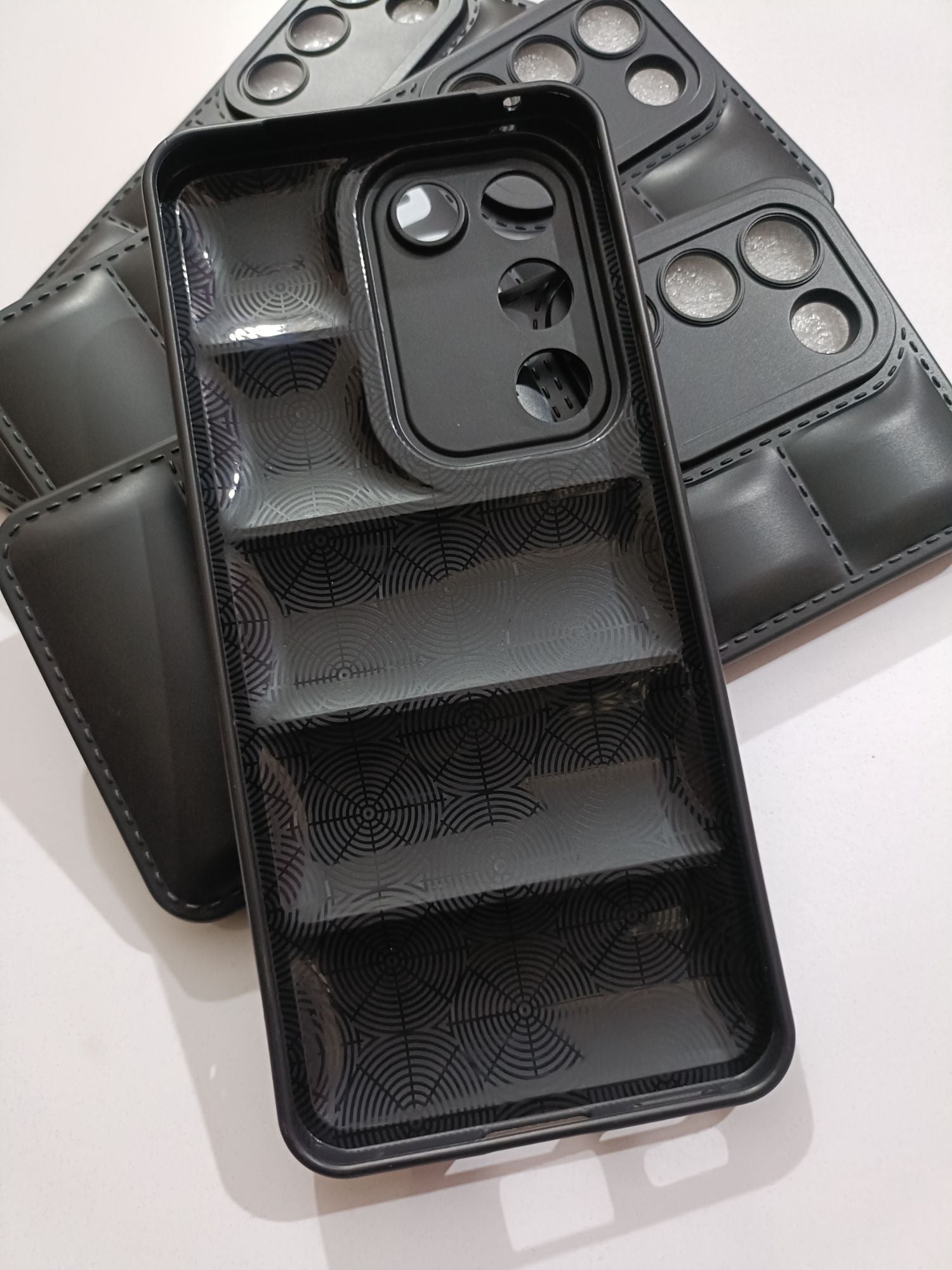 Vivo Y100 Soft Silicone Puffer Back Cover