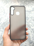 Tecno Camon 12Air Matt Translucent Colour buttons back cover