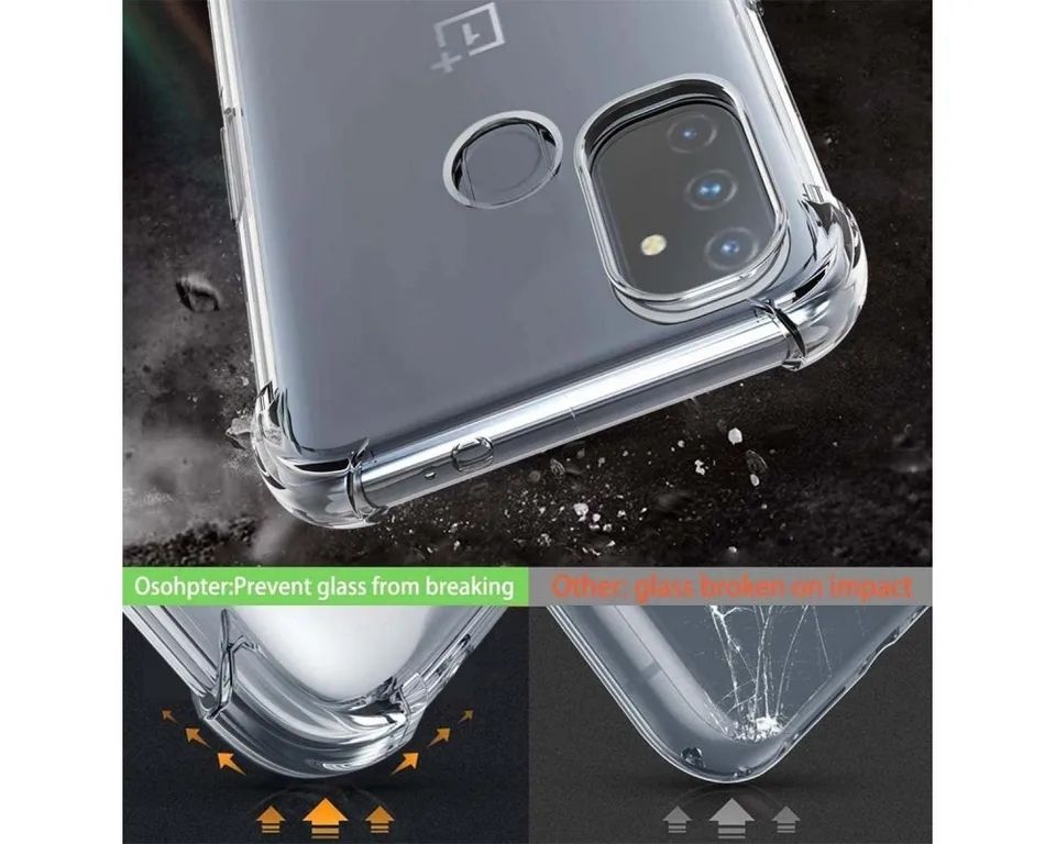 OnePlus Nord N100 Soft TPU Clear Corner Protection Back Cover