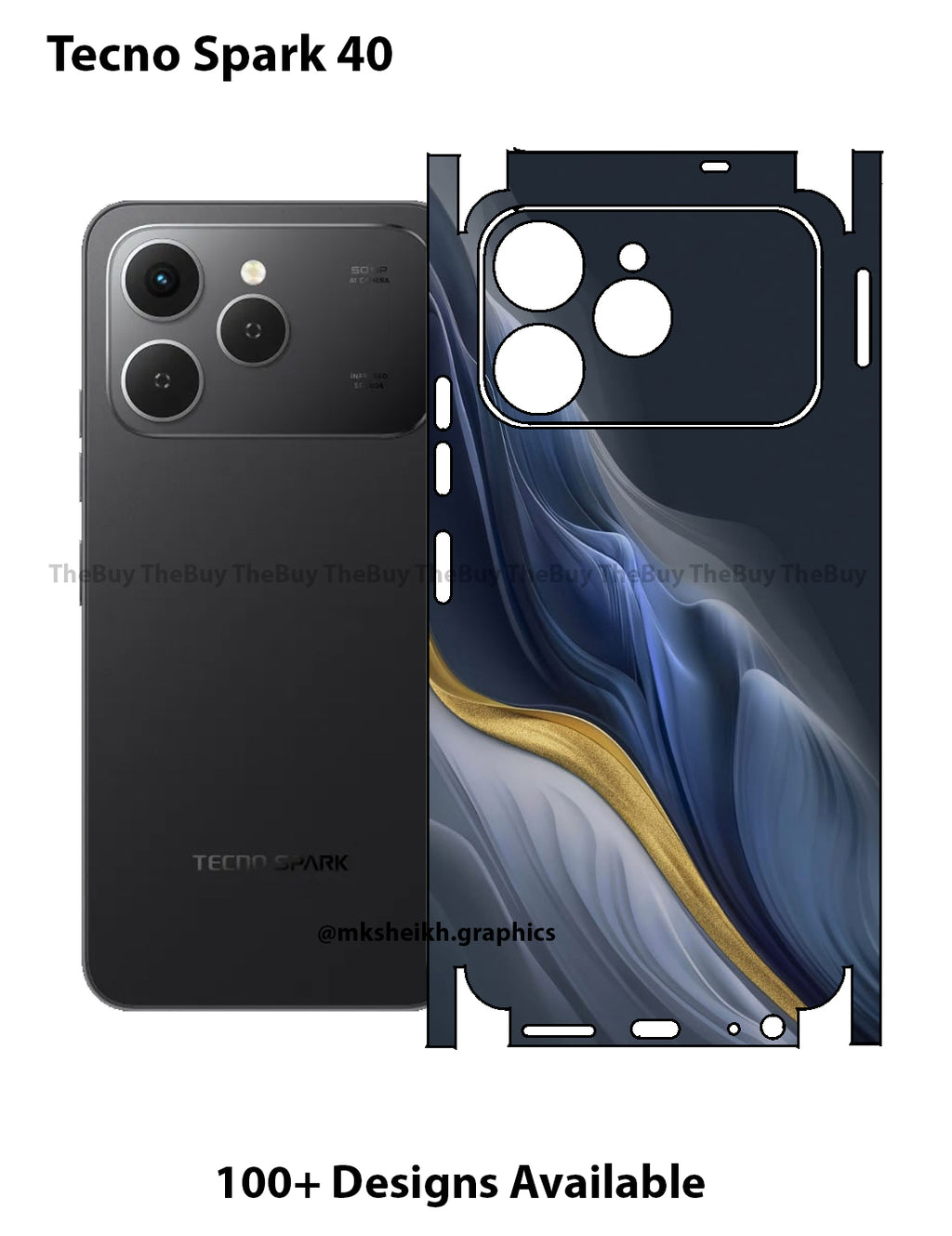 Tecno Spark 40 Full Body Skin Wrap