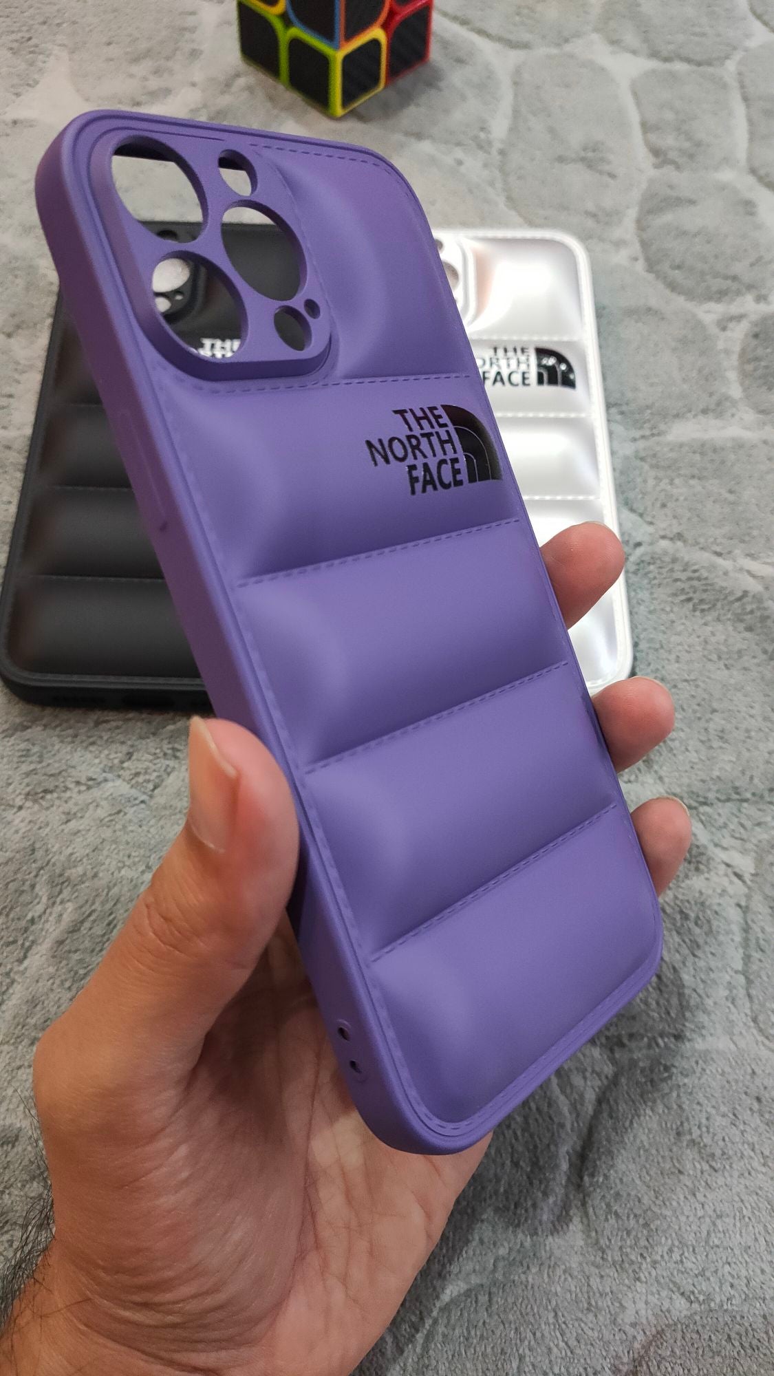 iPhone 13 Pro Max North Face Puffer Soft Silicone Case