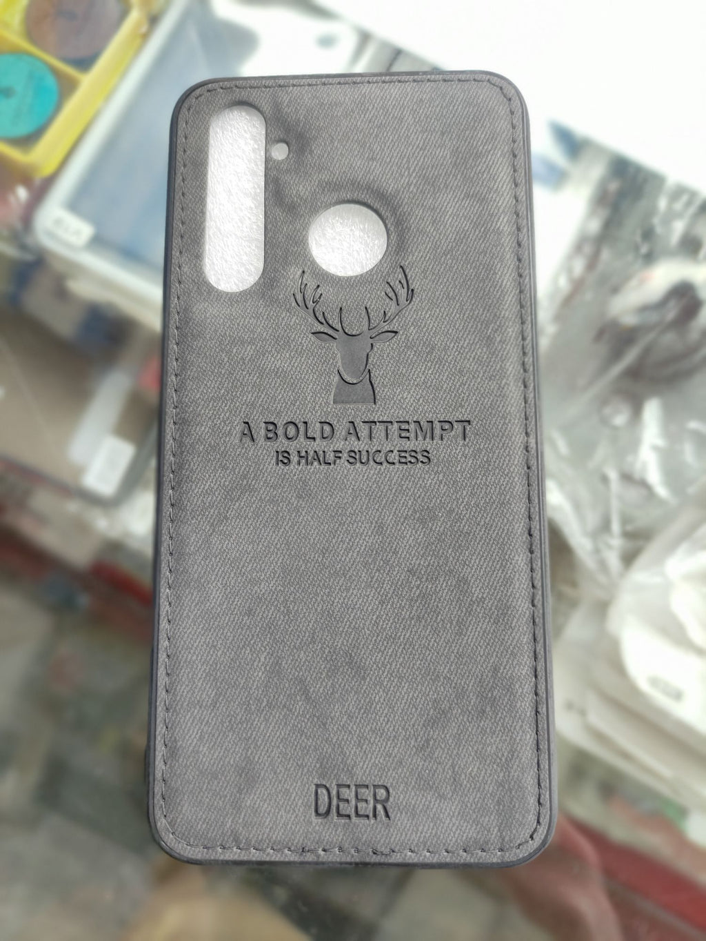 Realme_5Pro Soft Deer Fabrics Cloth back cover