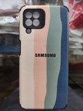 Samsung A22 Soft Rainbow Pattern back cover