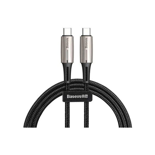 Baseus Type C to Type C LED Indicator 60W Fast Charging Cable 2M