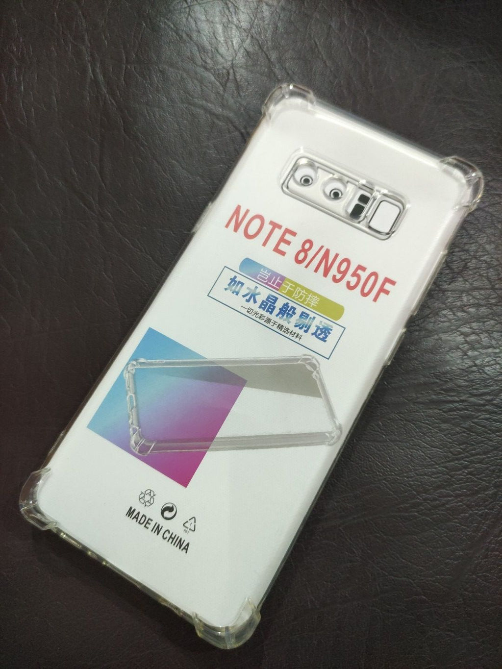Samsung Galaxy Note 8 Soft TPU Clear Transparent Corner Protection Back Cover