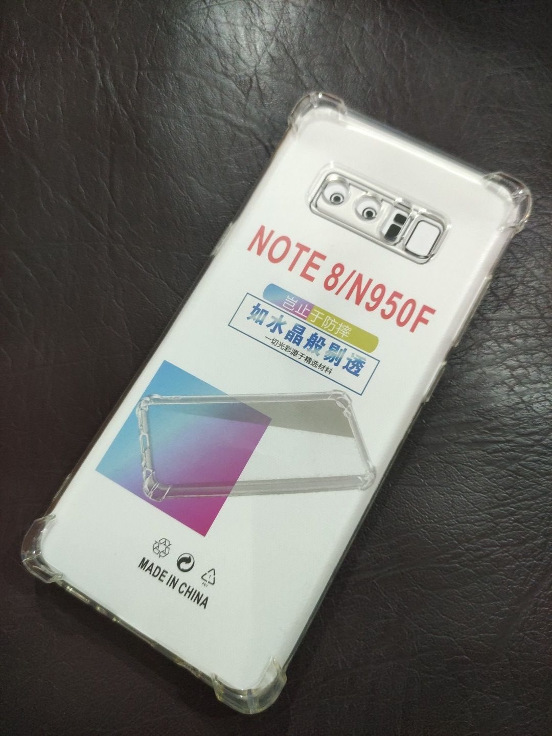 Samsung Galaxy Note 8 Soft TPU Clear Transparent Corner Protection Back Cover