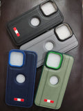 iPhone 14 Pro Max Luxury PU Leather Back Cover