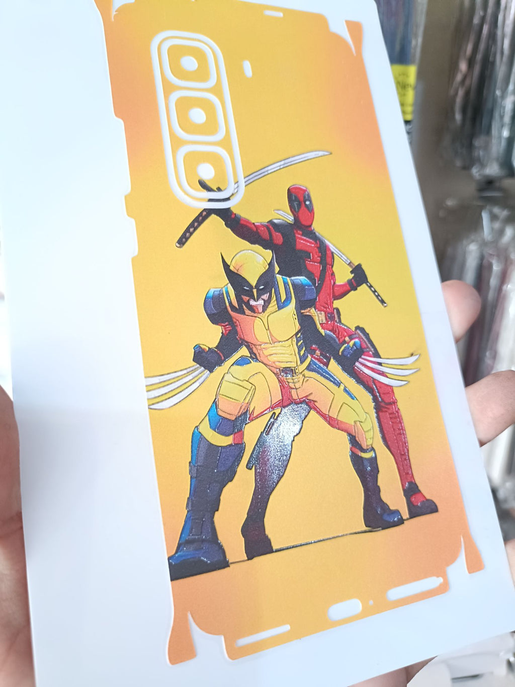 Infinix Hot 50 Pro Plus Premium Quality 3D Mobile Skin Full Wrap Superheroes