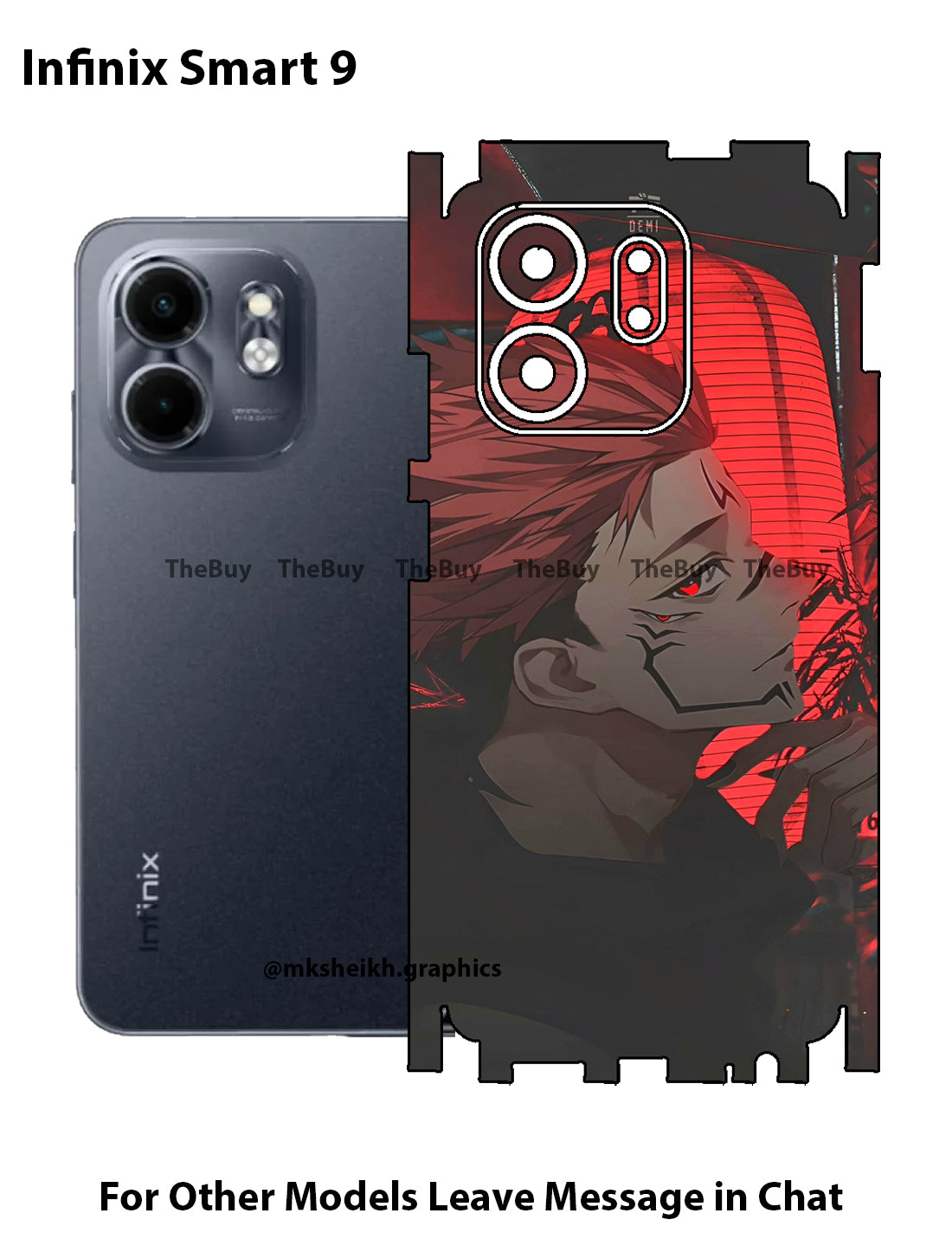 Infinix Smart 9/Smart 9 HD Full Body Skin Wrap