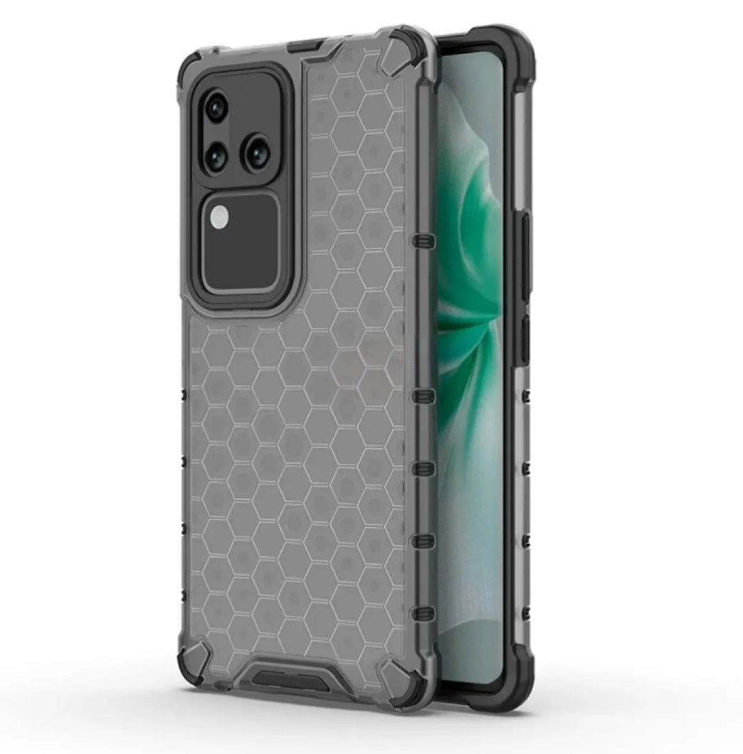 Vivo V30 5G Shockproof Honey Comb Pattern Protection Back Cover