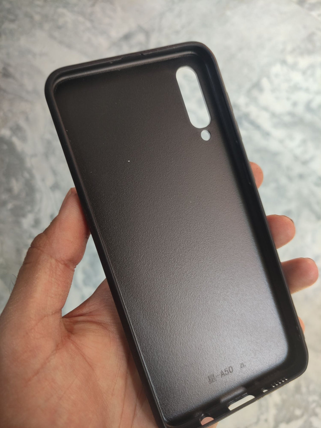 Samsung Galaxy A50 Real Tempered Glass Gradient Colour back cover
