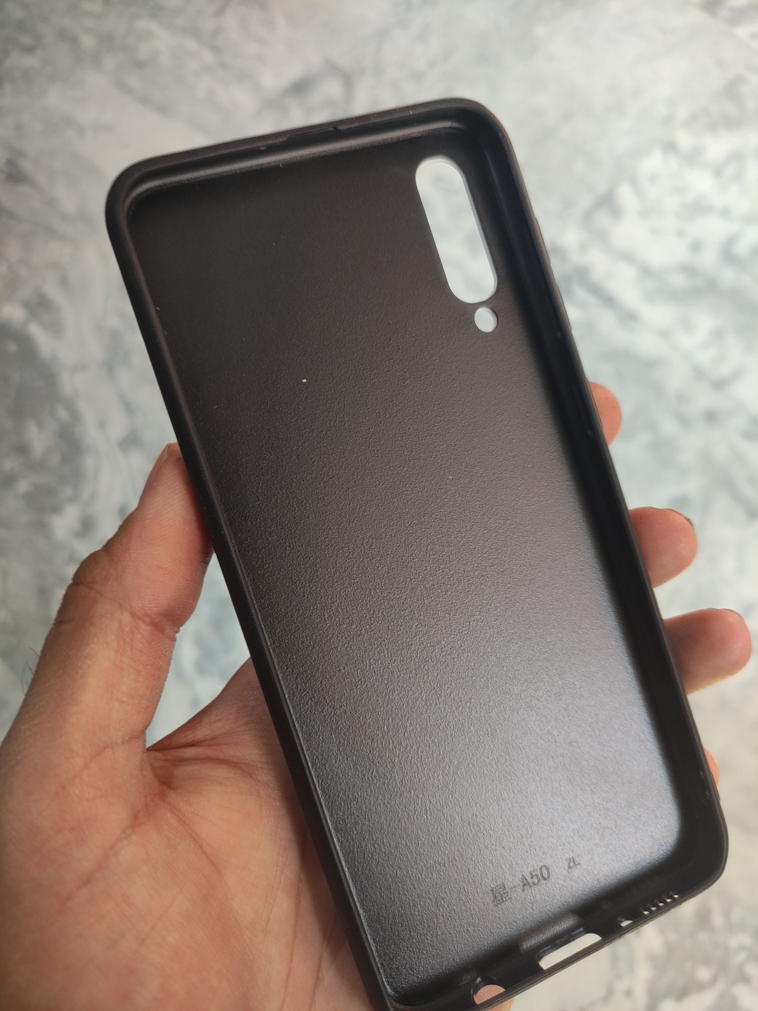 Samsung Galaxy A50 Real Tempered Glass Gradient Colour back cover