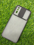 Vivo_S1Matt Translucent Camera Slider Back cover