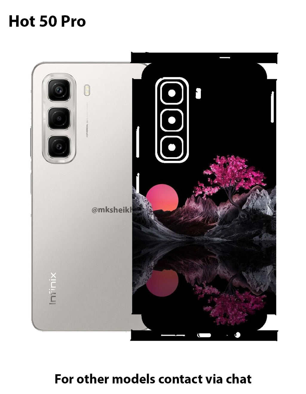 Infinix Hot 50 Pro Full Body Skin Wrap
