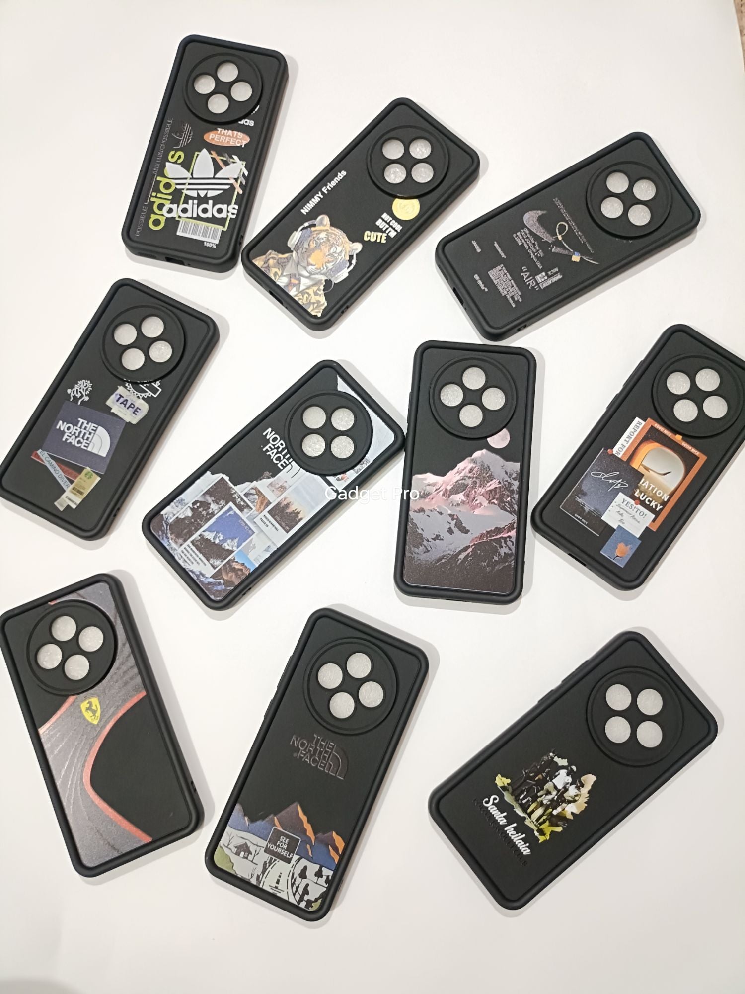 Oppo Reno 12F Soft Silicone Camera Protection Printed Back cover